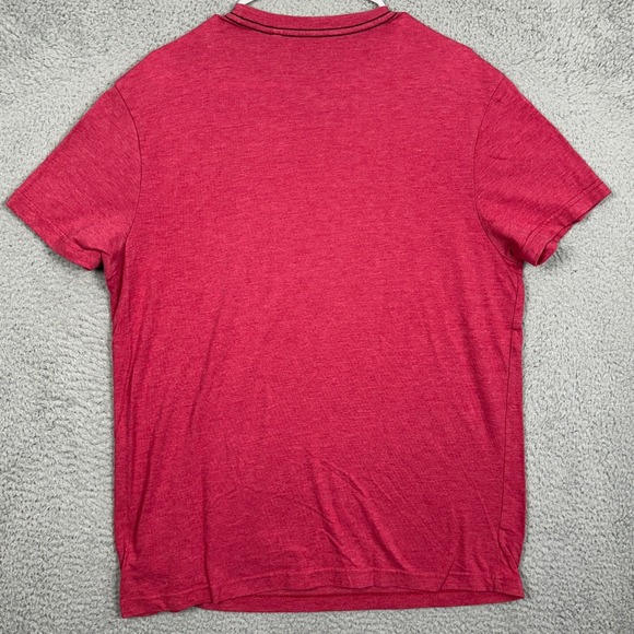 Guess Jeans Mens Large T-Shirt Graphic Tee Red Short Sleeve Crewneck Casual EUC - Picture 2 of 7